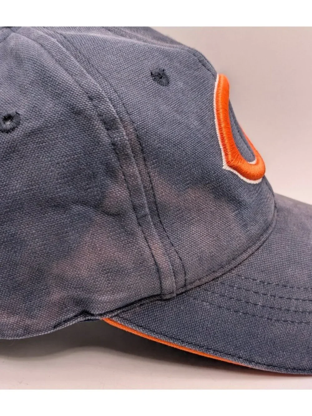 Vintage Chicago Bears Reebok Hat Cap Strap Back NFL Football Distressed Faded